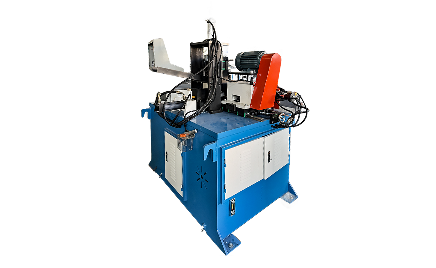 Máy vát mép ống servo DEF50PVS cho ống kim loại ngắn và ống PVC