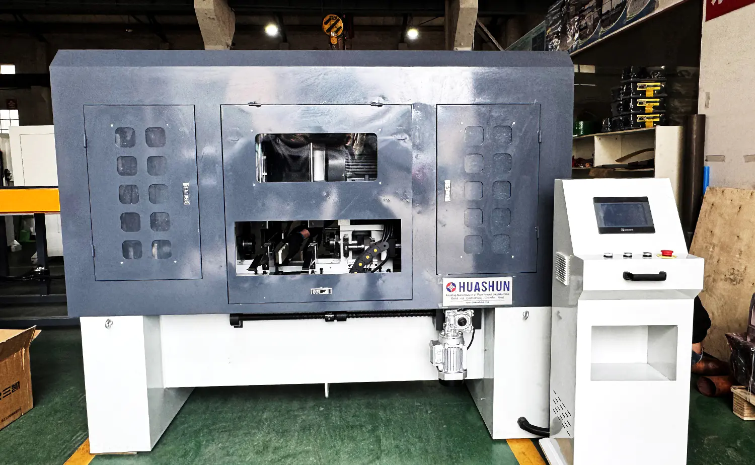 Máy vát mép ống servo có độ ổn định cao dòng DEF80CNC Máy vát mép ống servo có độ ổn định cao dòng DEF80CNC
